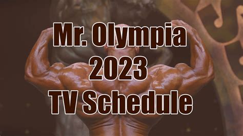 streameast mr olympia|When, Where and How to Watch Mr. Olympia 2023.